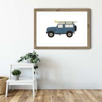 Landy Art Print Oak Frame | Bombinate Landy Art Print Oak Frame | Bombinate