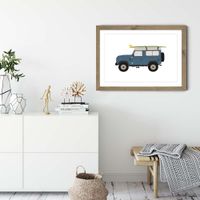 Landy Art Print Oak Frame | Bombinate Landy Art Print Oak Frame | Bombinate