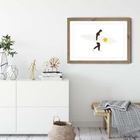 Salty Art Print Oak Frame | Bombinate Salty Art Print Oak Frame | Bombinate