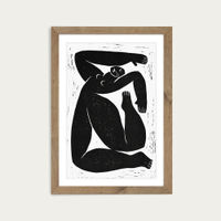 Choregraphic Character I Art Print Oak Frame | Bombinate Choregraphic Character I Art Print Oak Frame | Bombinate