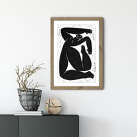 Choregraphic Character I Art Print Oak Frame | Bombinate Choregraphic Character I Art Print Oak Frame | Bombinate