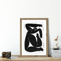 Choregraphic Character I Art Print Oak Frame | Bombinate Choregraphic Character I Art Print Oak Frame | Bombinate