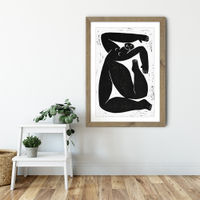 Choregraphic Character I Art Print Oak Frame | Bombinate Choregraphic Character I Art Print Oak Frame | Bombinate