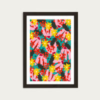 Windy Day Art Print Black Frame | Bombinate Windy Day Art Print Black Frame | Bombinate