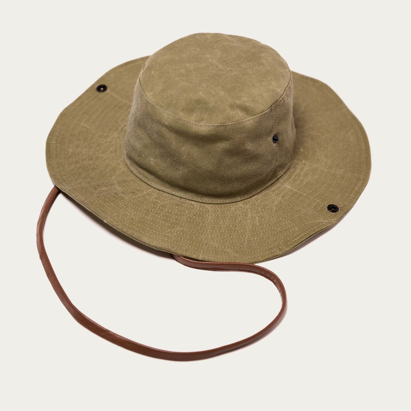 Army Safari Waxed Canvas Hat | Bombinate