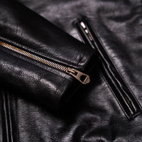 Black Varenne Horsehide Leather Jacket | Bombinate