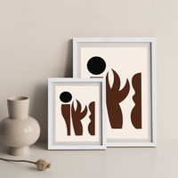 Natural Art Print White Frame | Bombinate Natural Art Print White Frame | Bombinate