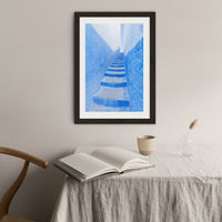 Stairway Art Print Black Frame | Bombinate Stairway Art Print Black Frame | Bombinate