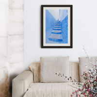 Stairway Art Print Black Frame | Bombinate Stairway Art Print Black Frame | Bombinate