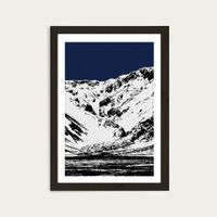 Blue Mountains II Art Print Black Frame | Bombinate Blue Mountains II Art Print Black Frame | Bombinate