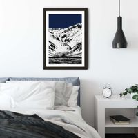 Blue Mountains II Art Print Black Frame | Bombinate Blue Mountains II Art Print Black Frame | Bombinate