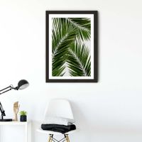 Palm Leaf III Art Print Black Frame | Bombinate Palm Leaf III Art Print Black Frame | Bombinate