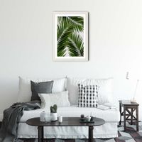 Palm Leaf III Art Print White Frame | Bombinate Palm Leaf III Art Print White Frame | Bombinate
