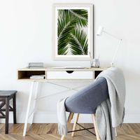 Palm Leaf III Art Print White Frame | Bombinate Palm Leaf III Art Print White Frame | Bombinate