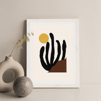 Canyon Art Print White Frame | Bombinate Canyon Art Print White Frame | Bombinate