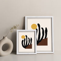 Canyon Art Print White Frame | Bombinate Canyon Art Print White Frame | Bombinate