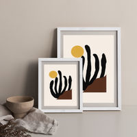 Canyon Art Print White Frame | Bombinate Canyon Art Print White Frame | Bombinate