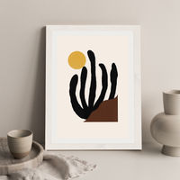 Canyon Art Print White Frame | Bombinate Canyon Art Print White Frame | Bombinate