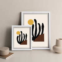 Canyon Art Print White Frame | Bombinate Canyon Art Print White Frame | Bombinate