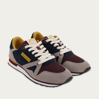 Blue Suede and Burgundy Mesh André | Bombinate Blue Suede and Burgundy Mesh André | Bombinate