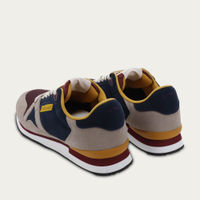 Blue Suede and Burgundy Mesh André | Bombinate Blue Suede and Burgundy Mesh André | Bombinate
