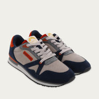 Suede Navy Gray Orange André | Bombinate Suede Navy Gray Orange André | Bombinate