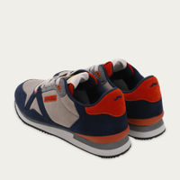 Suede Navy Gray Orange André | Bombinate Suede Navy Gray Orange André | Bombinate