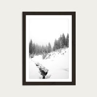 Black River Art Print Black Frame | Bombinate Black River Art Print Black Frame | Bombinate
