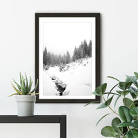 Black River Art Print Black Frame | Bombinate Black River Art Print Black Frame | Bombinate