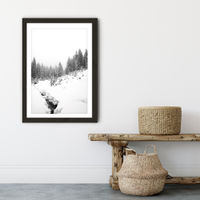 Black River Art Print Black Frame | Bombinate Black River Art Print Black Frame | Bombinate