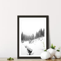 Black River Art Print Black Frame | Bombinate Black River Art Print Black Frame | Bombinate