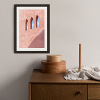Three Windows Art Print Black Frame | Bombinate Three Windows Art Print Black Frame | Bombinate