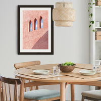 Three Windows Art Print Black Frame | Bombinate Three Windows Art Print Black Frame | Bombinate