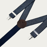 Navy Chevron Braces | Bombinate Navy Chevron Braces | Bombinate