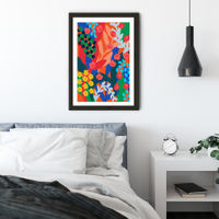 Joyful Day Art Print Black Frame | Bombinate Joyful Day Art Print Black Frame | Bombinate