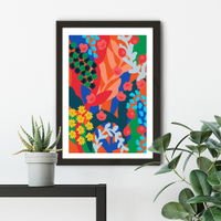 Joyful Day Art Print Black Frame | Bombinate Joyful Day Art Print Black Frame | Bombinate