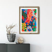 Joyful Day Art Print Oak Frame | Bombinate Joyful Day Art Print Oak Frame | Bombinate