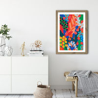 Joyful Day Art Print Oak Frame | Bombinate Joyful Day Art Print Oak Frame | Bombinate