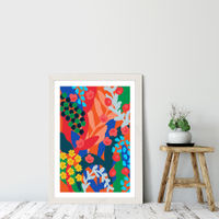 Joyful Day Art Print White Frame | Bombinate Joyful Day Art Print White Frame | Bombinate
