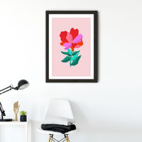 You're a Flower Art Print Black Frame | Bombinate You're a Flower Art Print Black Frame | Bombinate