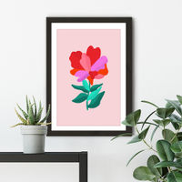 You're a Flower Art Print Black Frame | Bombinate You're a Flower Art Print Black Frame | Bombinate