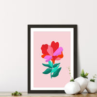 You're a Flower Art Print Black Frame | Bombinate You're a Flower Art Print Black Frame | Bombinate