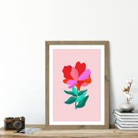 You're a Flower Art Print Oak Frame | Bombinate You're a Flower Art Print Oak Frame | Bombinate