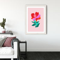 You're a Flower Art Print White Frame | Bombinate You're a Flower Art Print White Frame | Bombinate