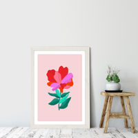 You're a Flower Art Print White Frame | Bombinate You're a Flower Art Print White Frame | Bombinate