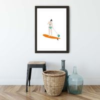 Sup Art Print Black Frame | Bombinate Sup Art Print Black Frame | Bombinate