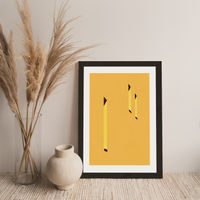 Yellow Windows Art Print Black Frame | Bombinate Yellow Windows Art Print Black Frame | Bombinate