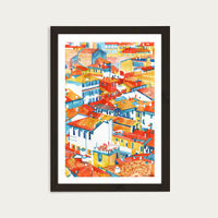 Verona Ulice Art Print Black Frame | Bombinate Verona Ulice Art Print Black Frame | Bombinate