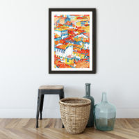 Verona Ulice Art Print Black Frame | Bombinate Verona Ulice Art Print Black Frame | Bombinate