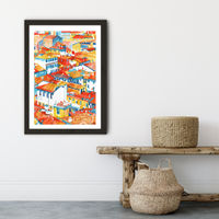 Verona Ulice Art Print Black Frame | Bombinate Verona Ulice Art Print Black Frame | Bombinate